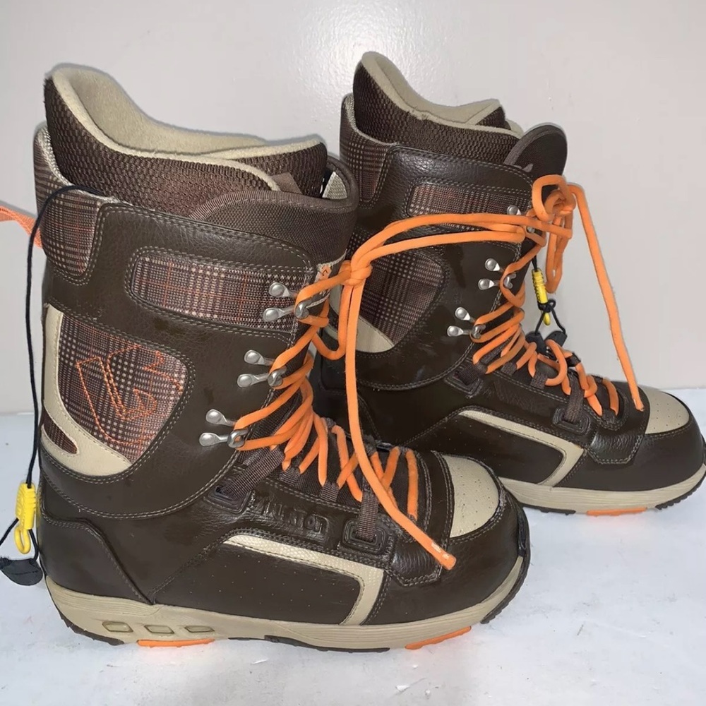Burton Snowboarding Hail Imprint3 Mens Size 12 Boots Brown
